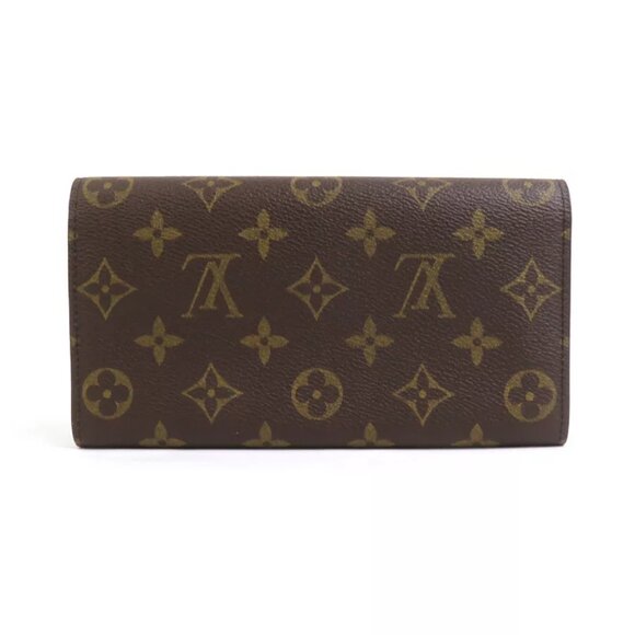 Auth LOUIS VUITTON Monogram Portefeuille Sarah Long Wallet Brown - e59999j - Picture 2 of 8
